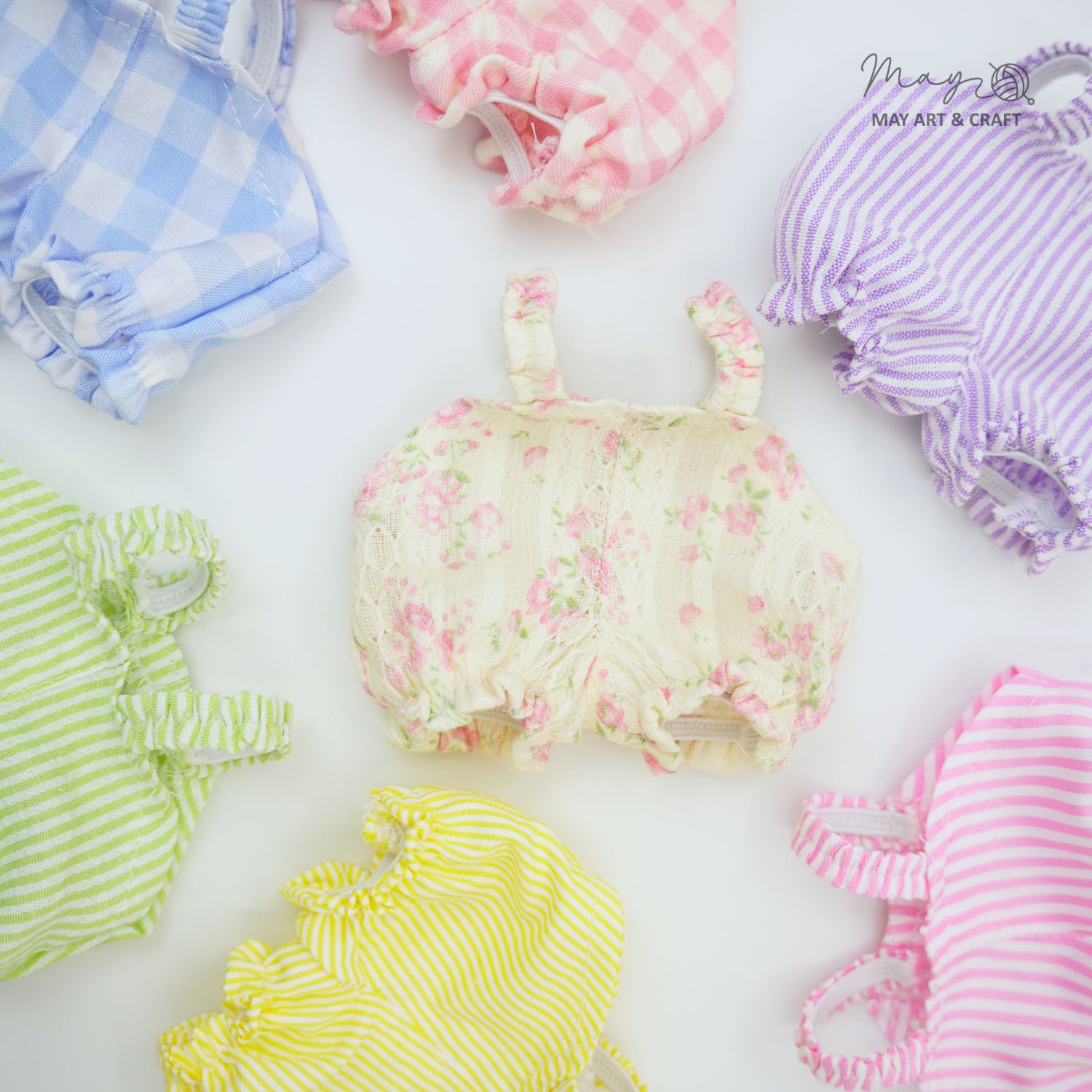 Quần yếm chun cho thú bông mini (nhiều màu sắc)