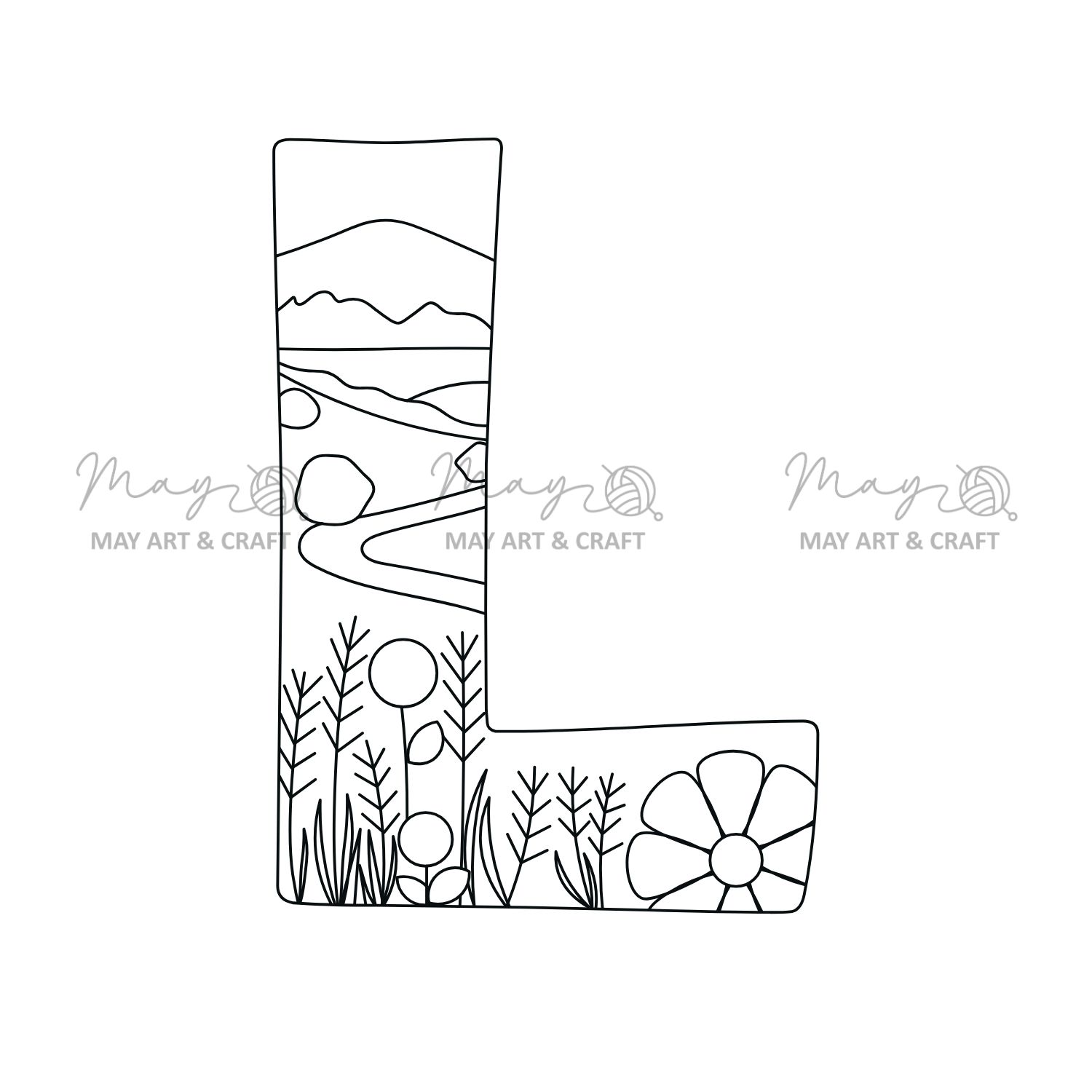 Mếch tan in sẵn chữ cái (lẻ 1 chữ)