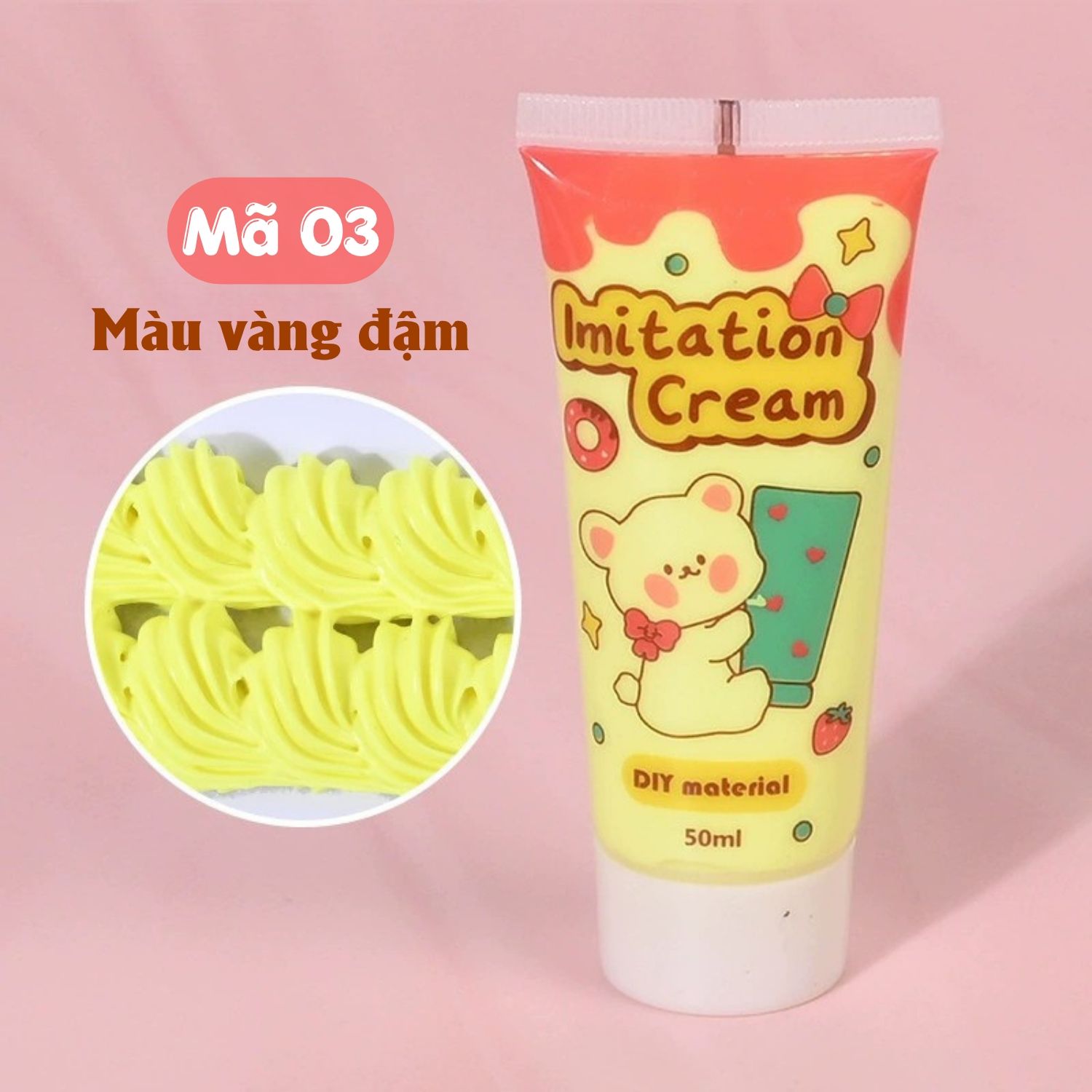 Keo kem DIY tuýp 50g trang trí thủ công
