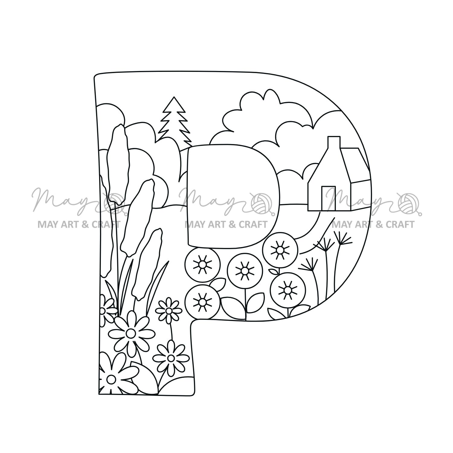 Mếch tan in sẵn chữ cái (lẻ 1 chữ)