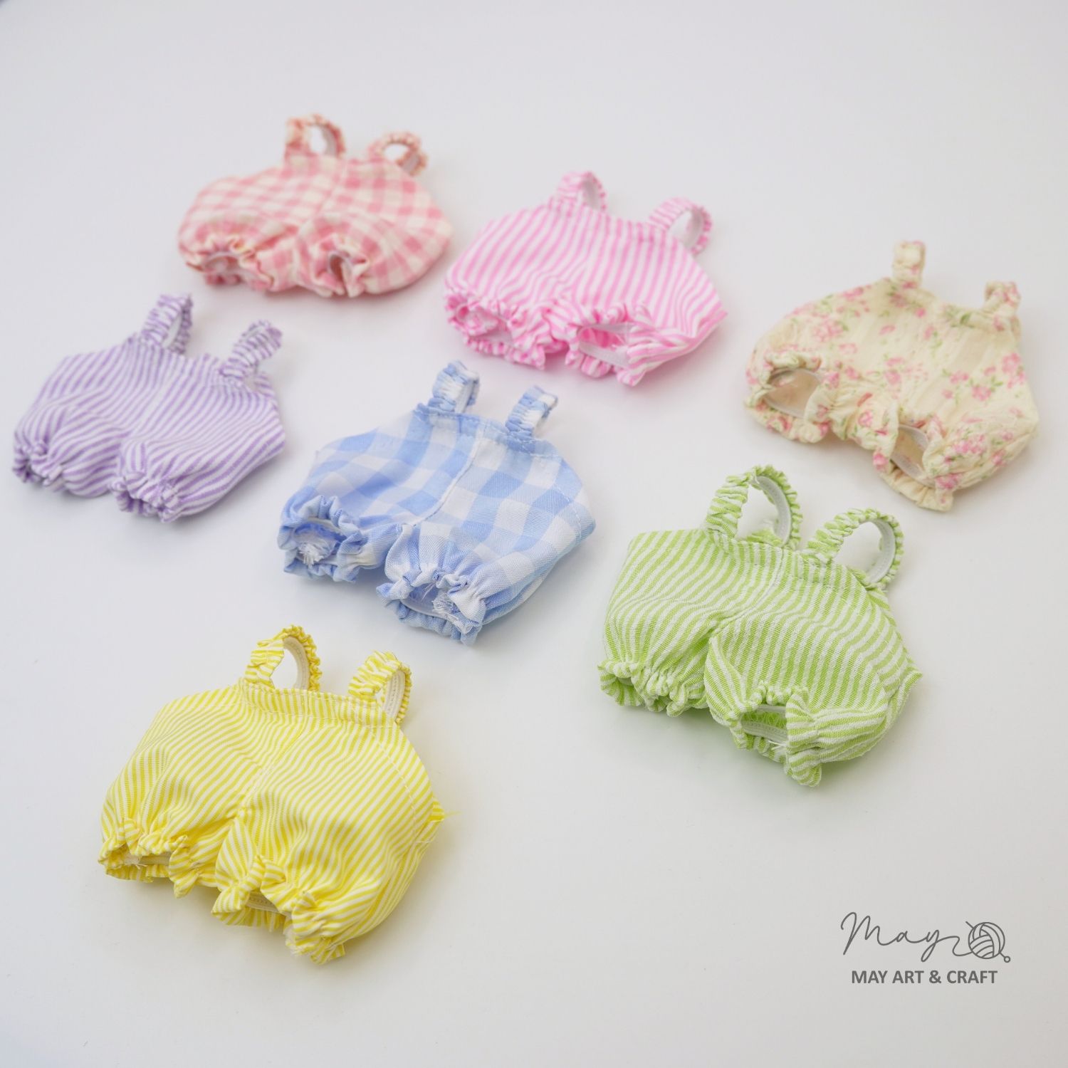 Quần yếm chun cho thú bông mini (nhiều màu sắc)