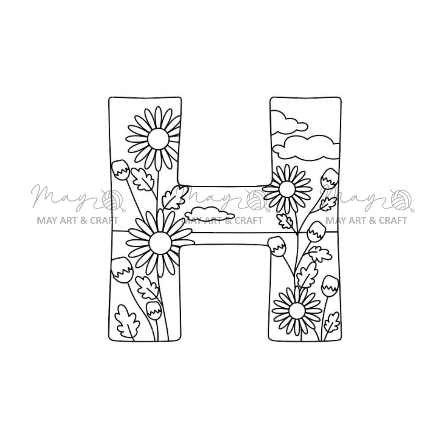 Mếch tan in sẵn chữ cái (lẻ 1 chữ)