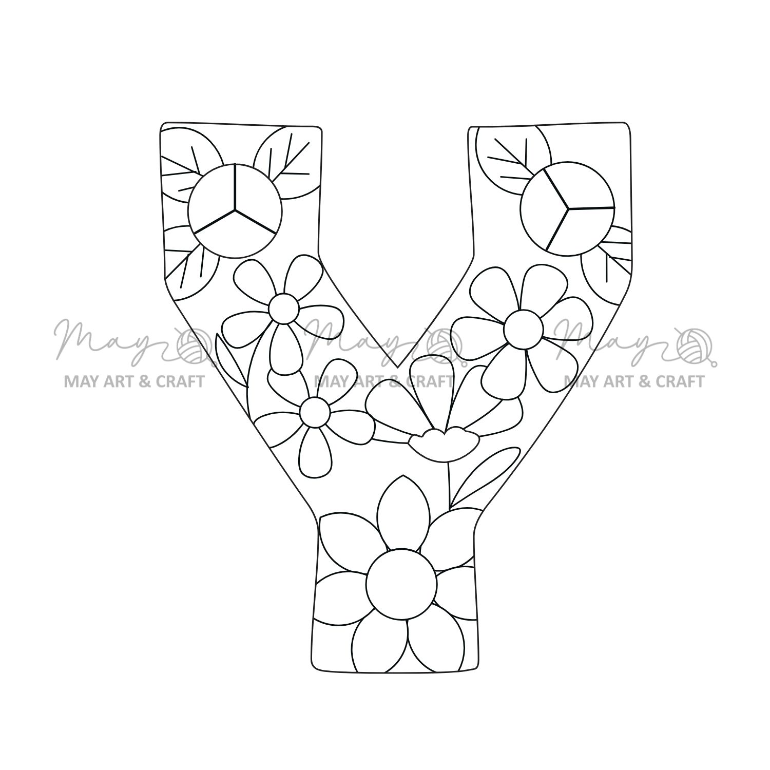 Mếch tan in sẵn chữ cái (lẻ 1 chữ)