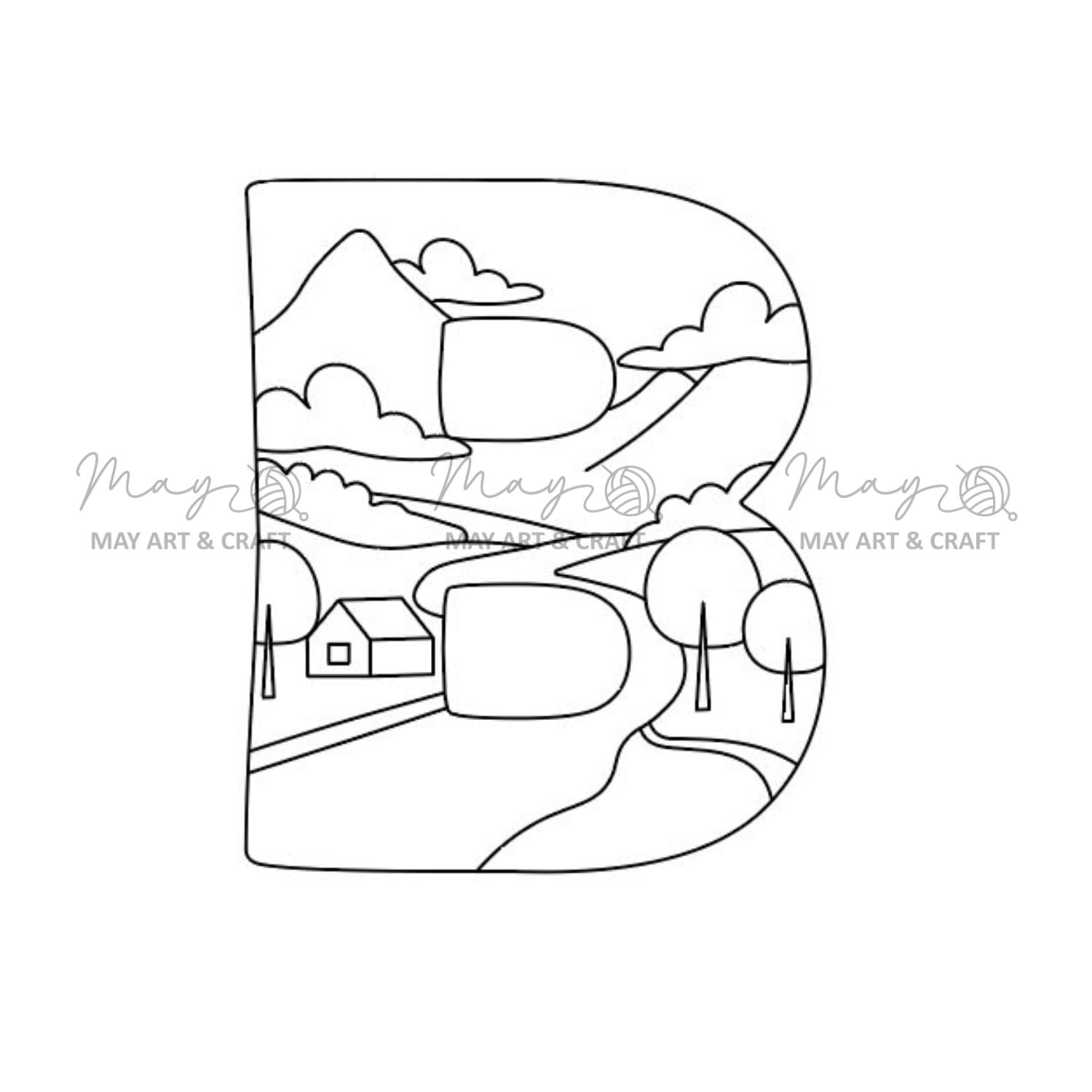 Mếch tan in sẵn chữ cái (lẻ 1 chữ)