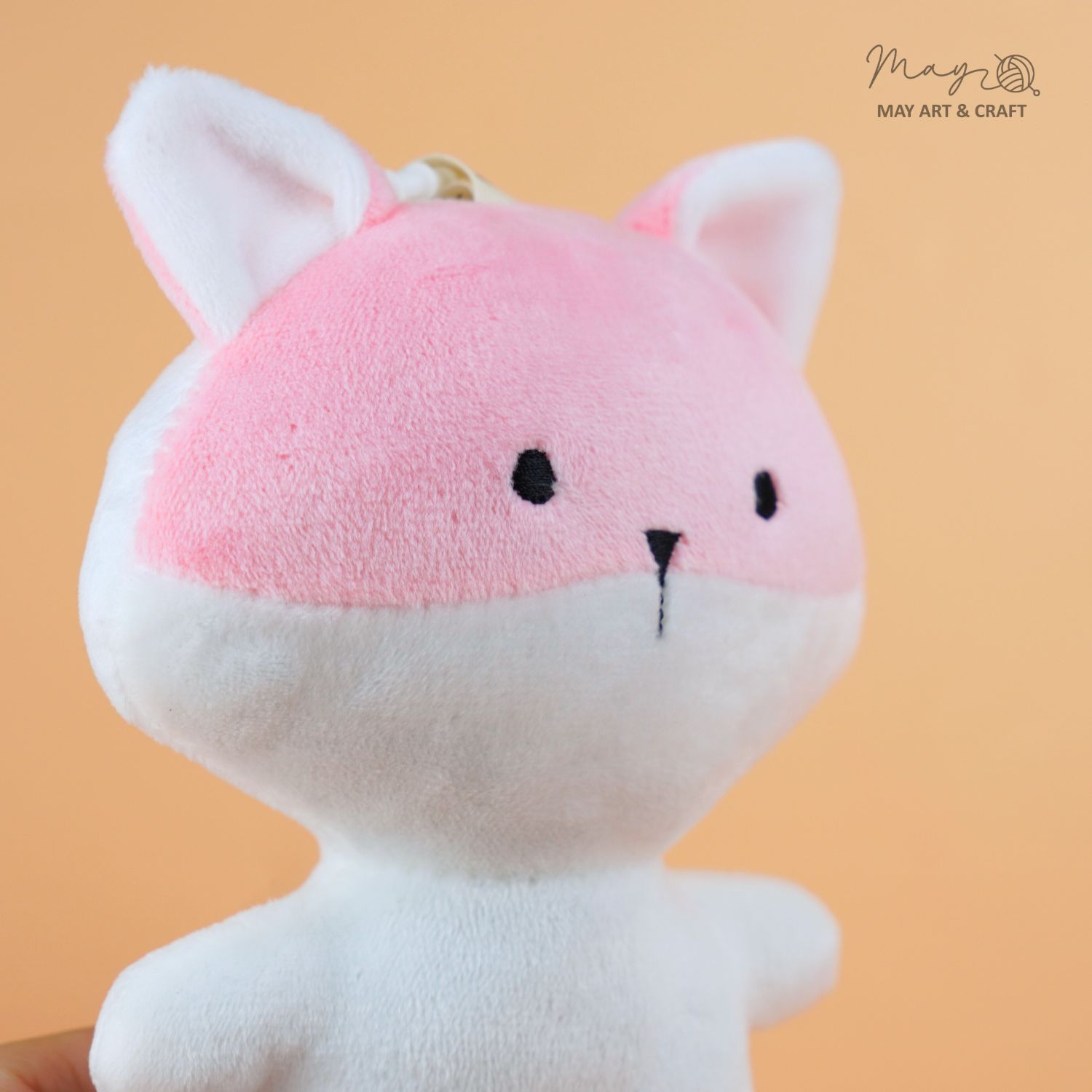 Phôi thú bông mini kèm móc silicon (Không kèm trang phục)