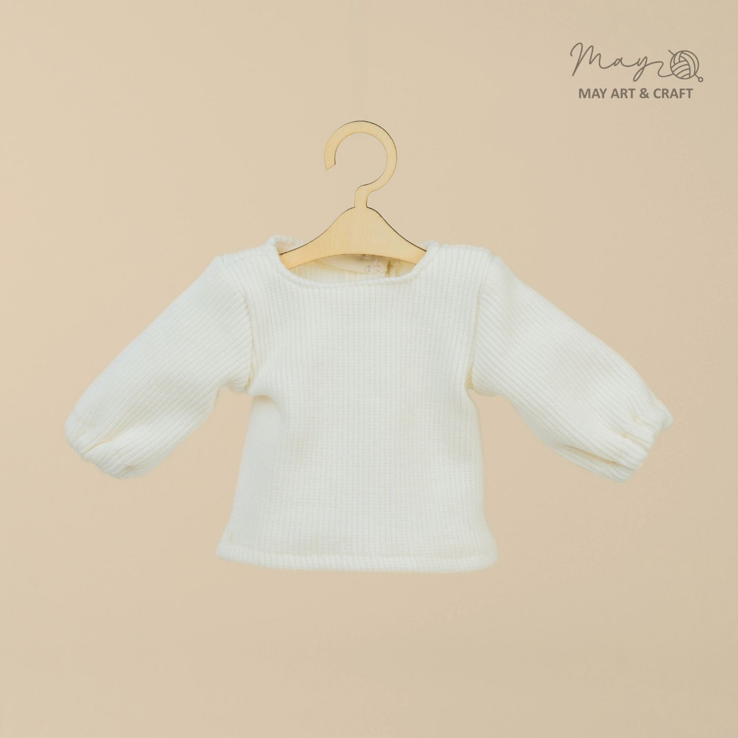 Áo cổ tròn tay bồng