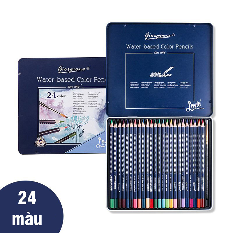 Bộ bút chì màu nước Giorgione - 72 màu
