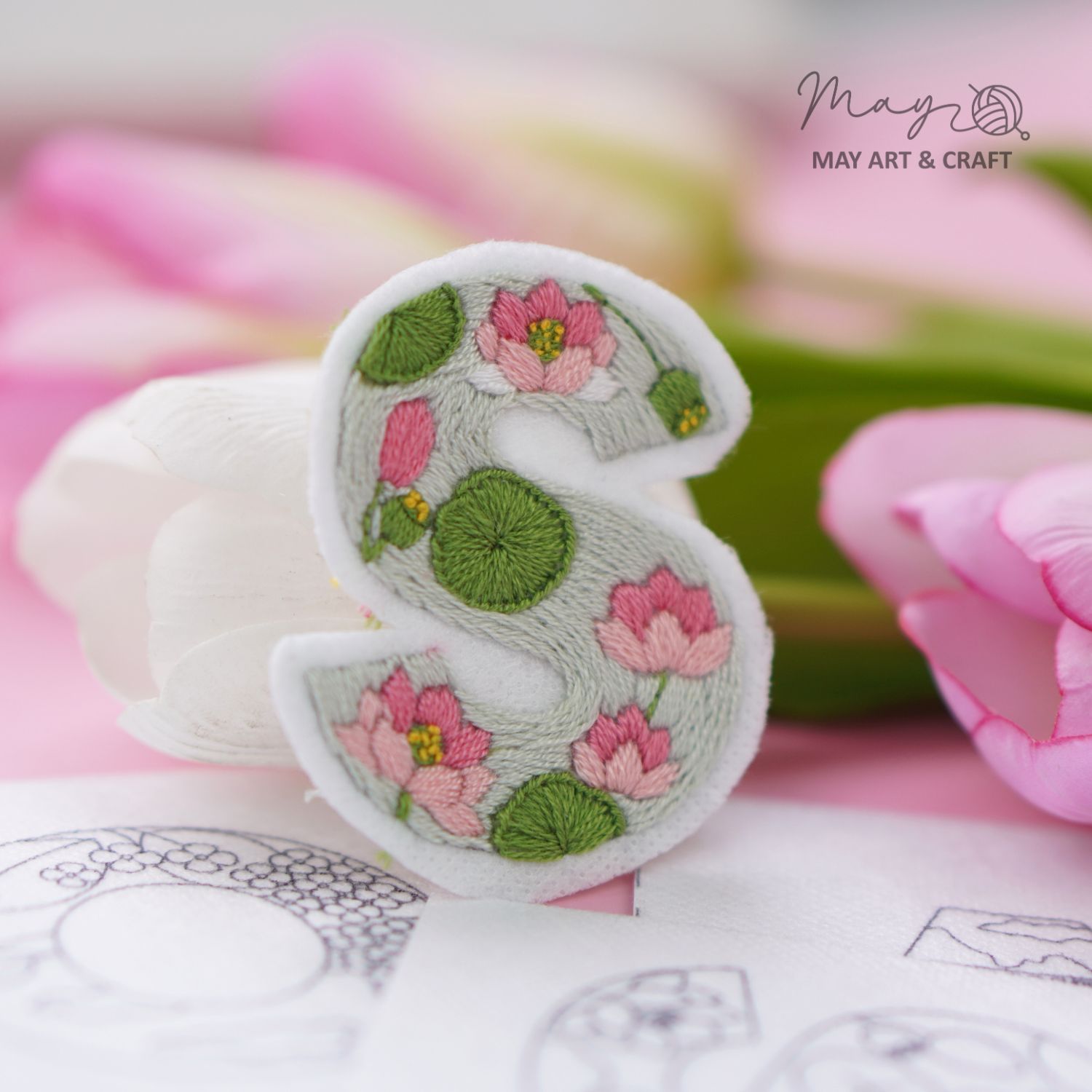 Mếch tan in sẵn chữ cái (lẻ 1 chữ)