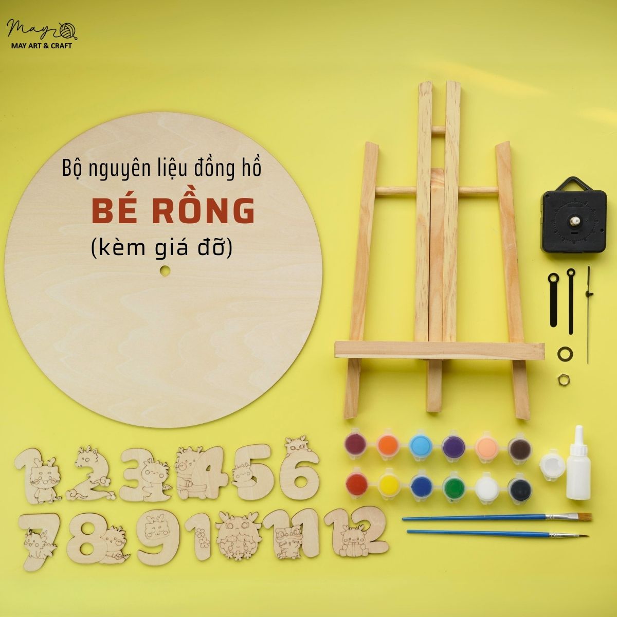 Bộ KIT tự tay trang trí đồng hồ (treo tường)