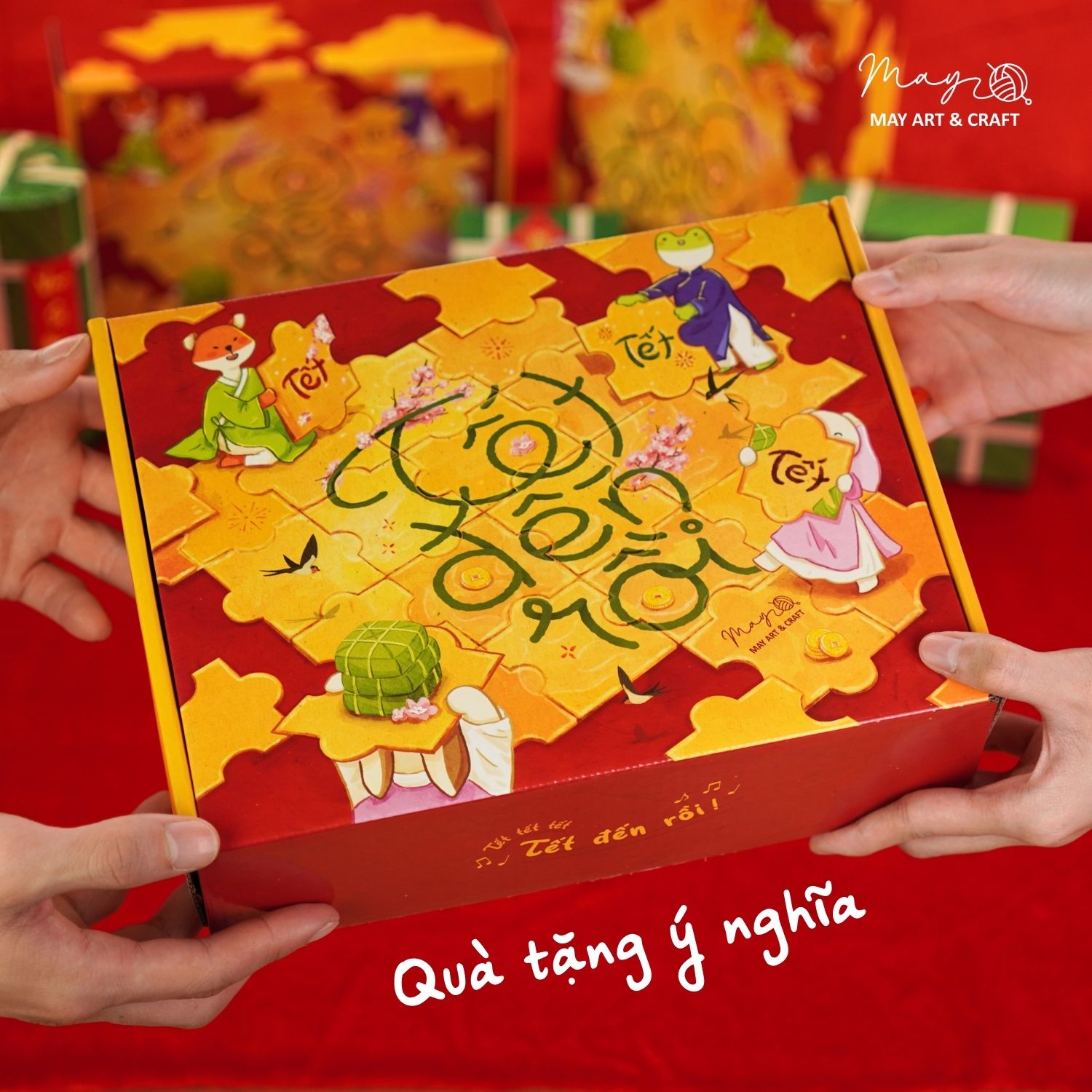 Set quà tết đồ chơi thủ công DIY cho bé 2026