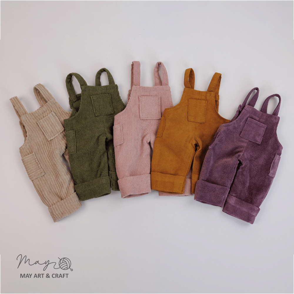 Quần yếm cho thú bông (nhiều màu sắc)