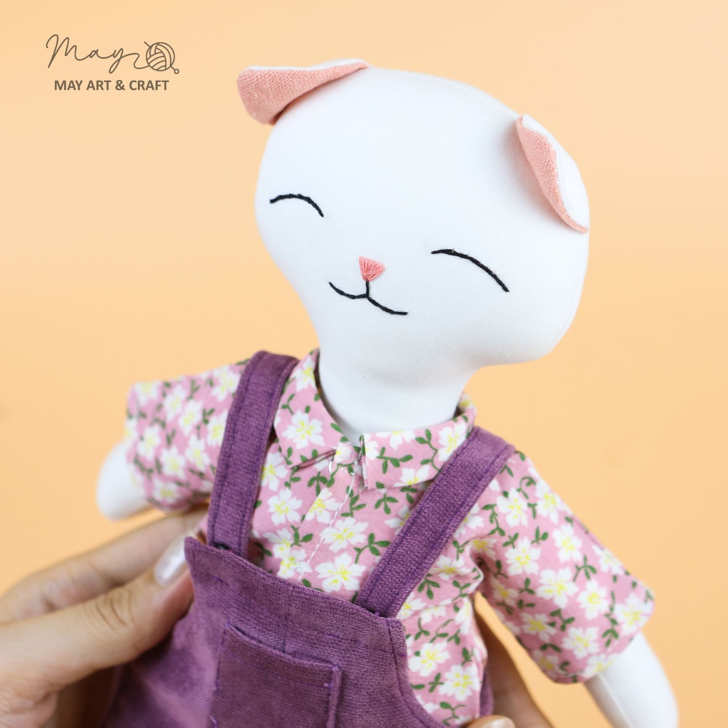 Combo mèo caro tím hoa