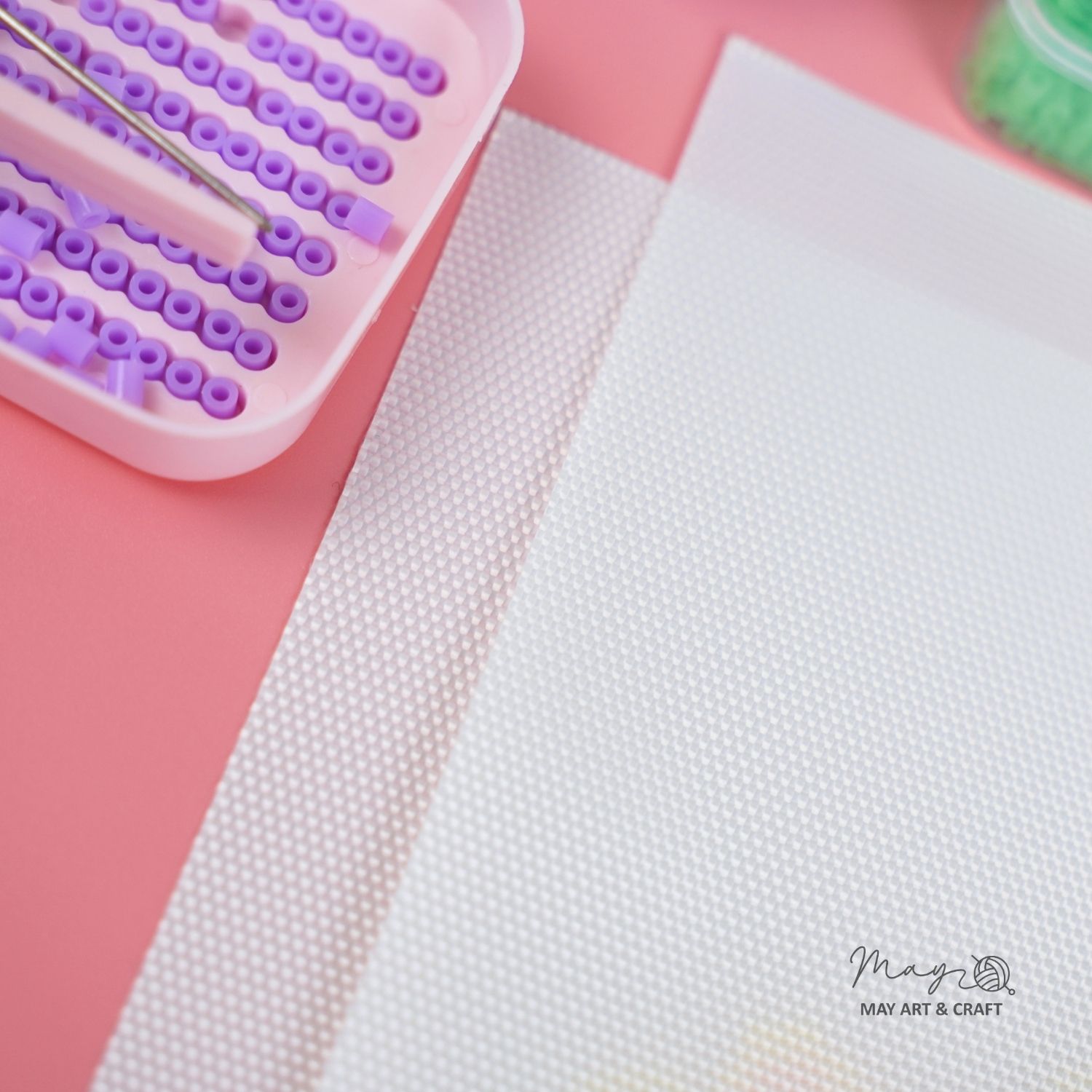 Vải ủi hạt nhựa ủi loại dày 0.25mm kích thước 15 x 20 cm không viền