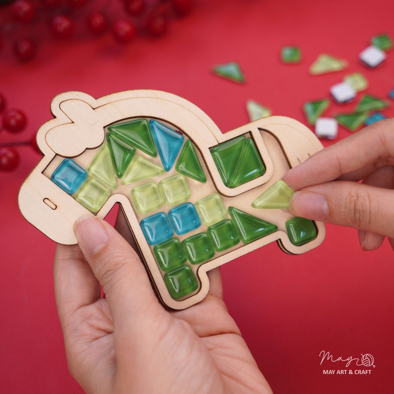 Set tự làm khảm đá nghệ thuật mosaic (1 hình)