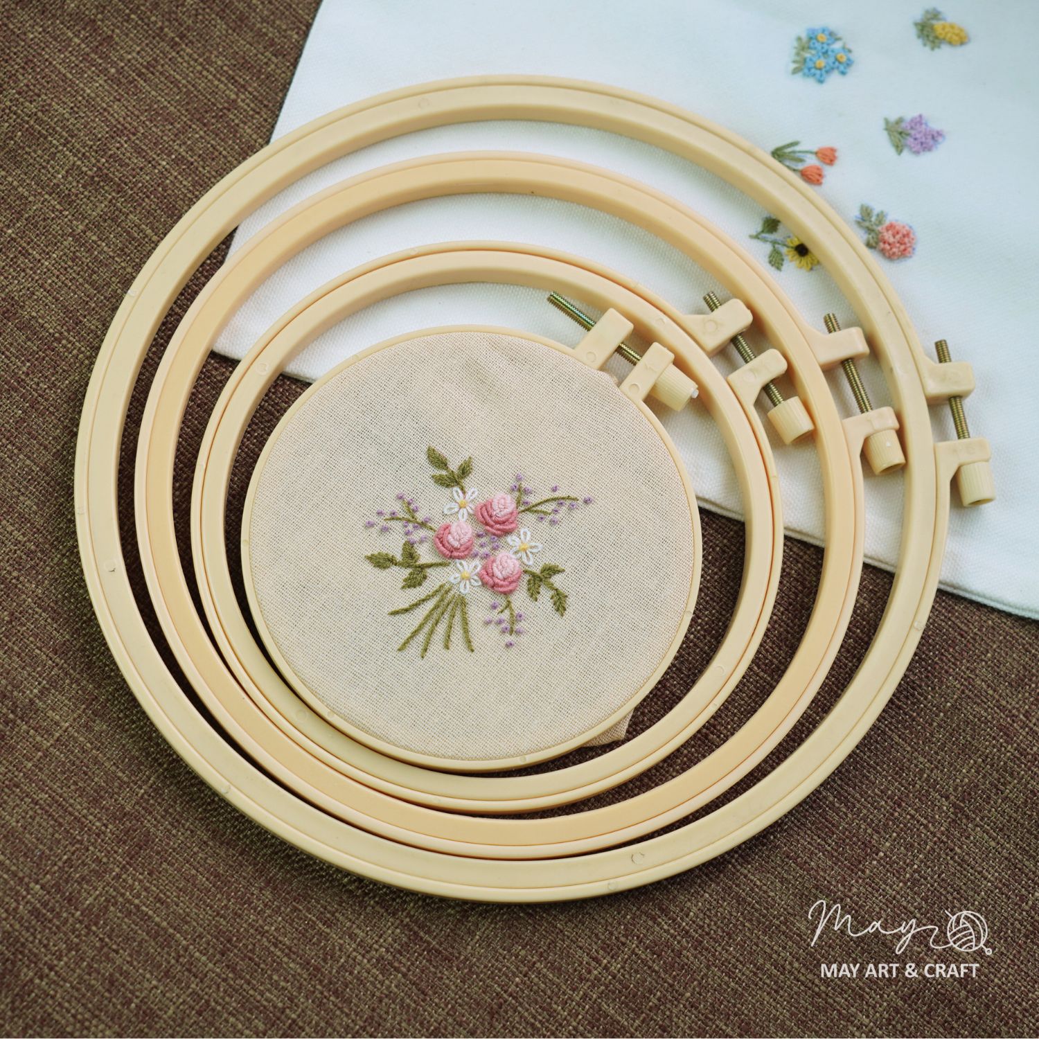 Khung thêu nhựa nhiều kích cỡ