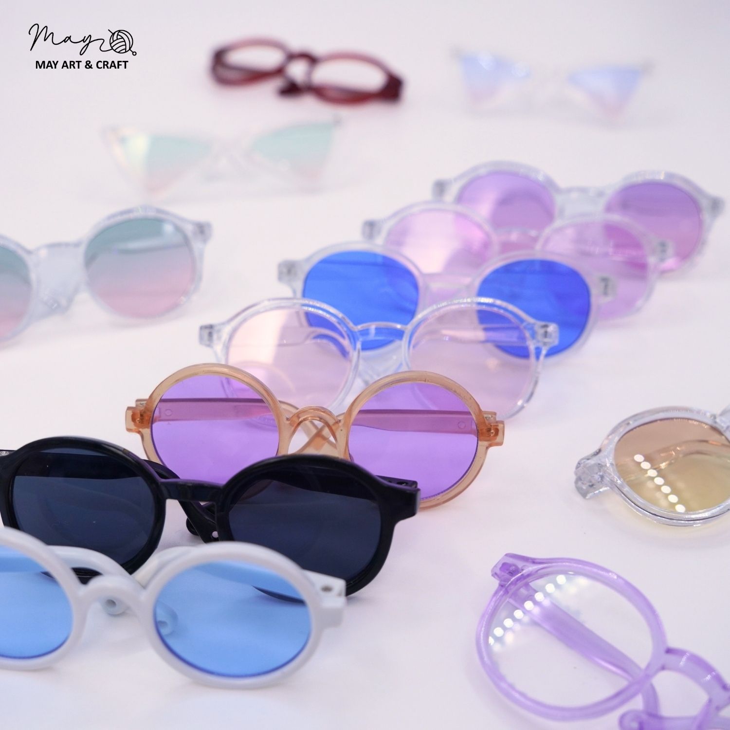 Kính mắt mini phụ kiện cho thú bông Tiệm tạp hóa nhà May