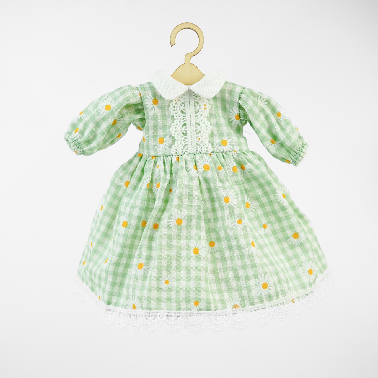 Váy xòe cổ sen phối ren cho thú bông (nhiều màu sắc hoạ tiết)