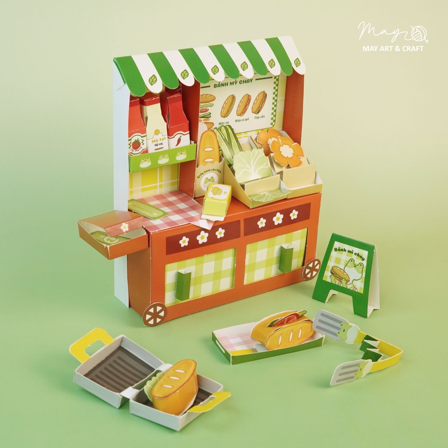 Set đồ chơi giấy - tự làm mô hình giấy 3D DIY nhiều chủ đề