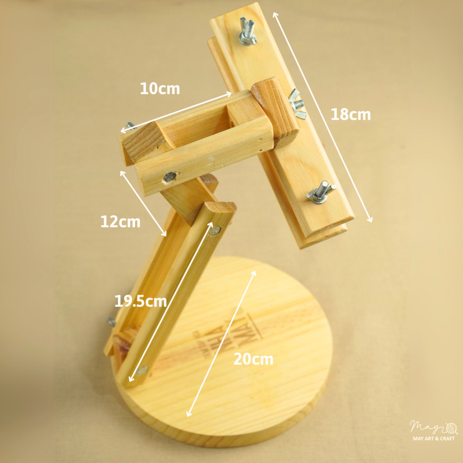 Đế kẹp khung xoay 360°