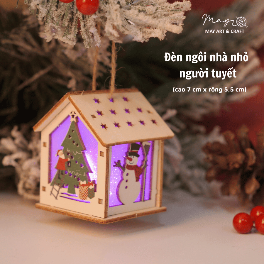 Bộ KIT làm đèn lồng gỗ Noel