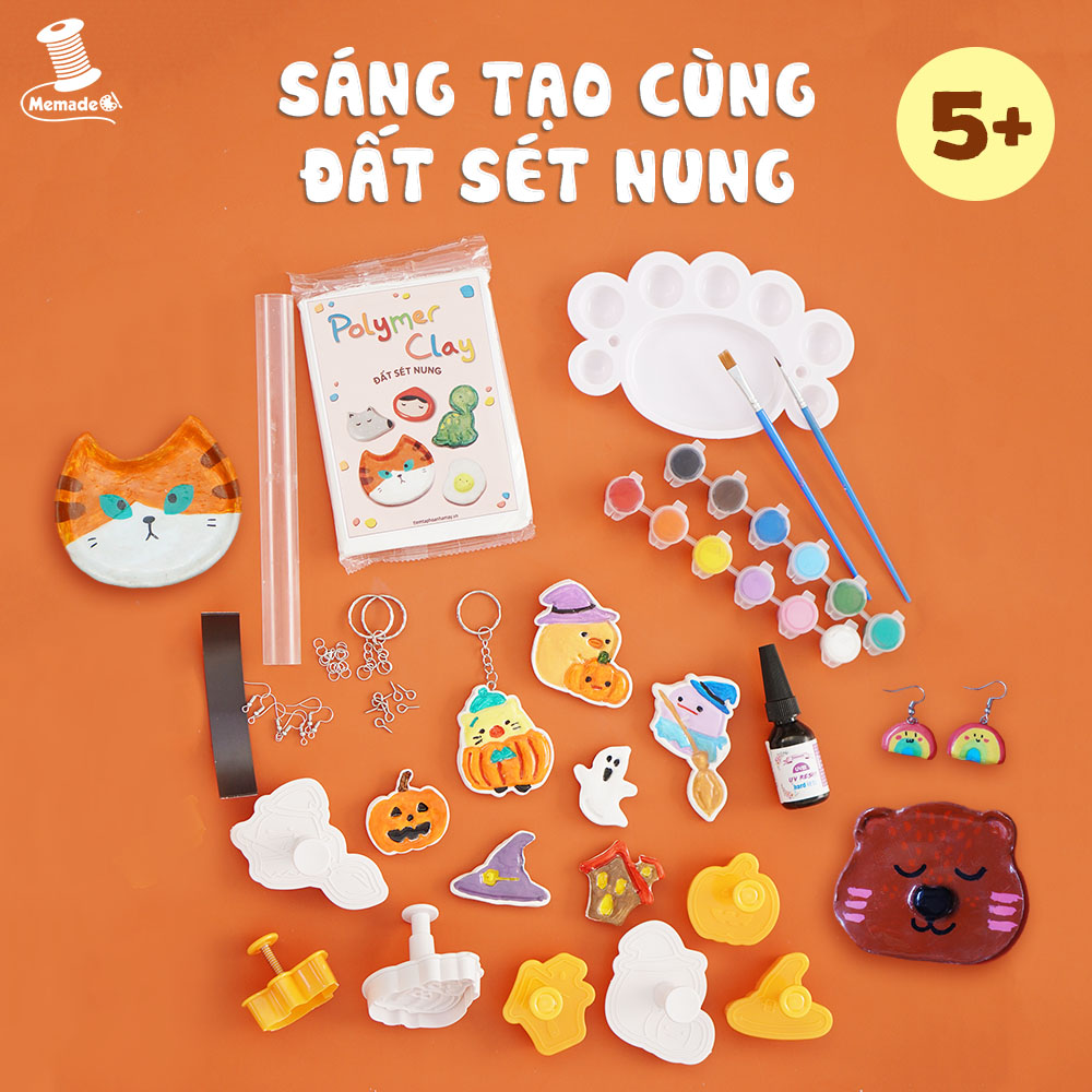 Bộ KIT làm đất sét nung (kèm khuôn tạo hình) | Tiệm Tạp Hóa Nhà May