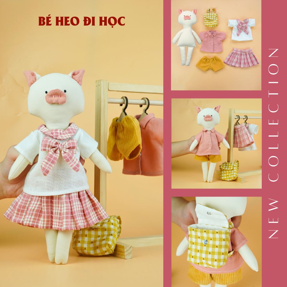 Combo Bé Heo đi học