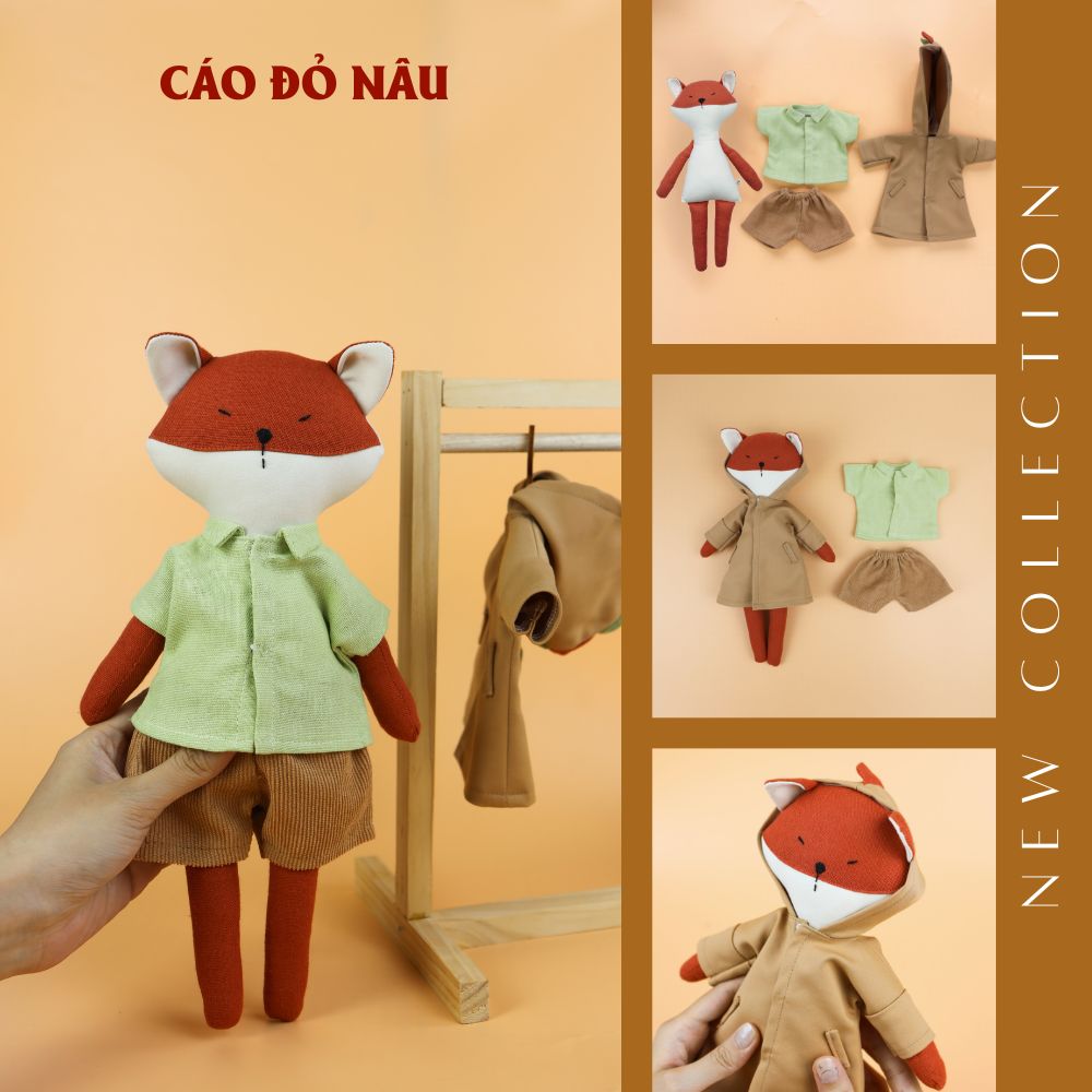 Combo Cáo Đỏ Nâu