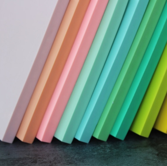 Set khắc dấu cơ bản: cao su màu trơn 15x10cm + 5 mực in dấu + dụng cụ