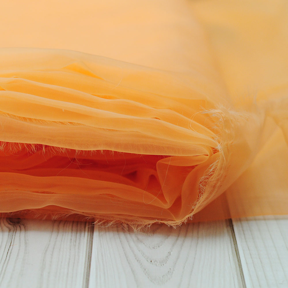 Vải voan kính khổ 50x150cm - trắng