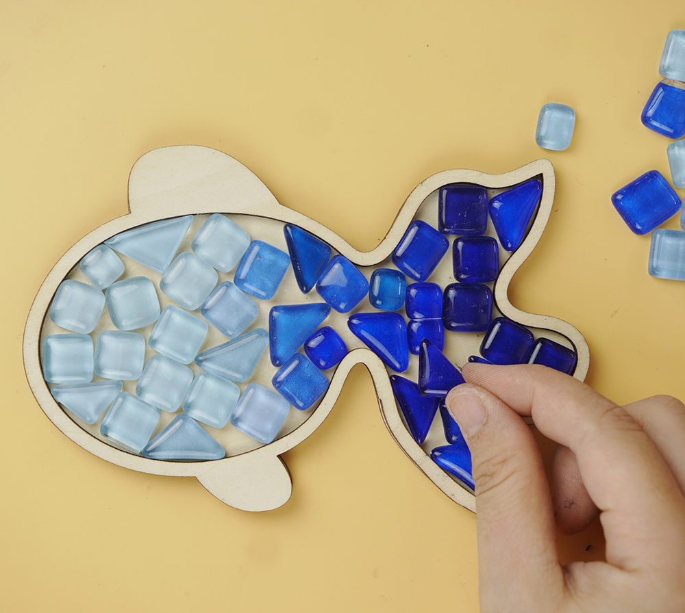 Bộ KIT làm khảm đá nghệ thuật (1 hình) - 9 - con mèo