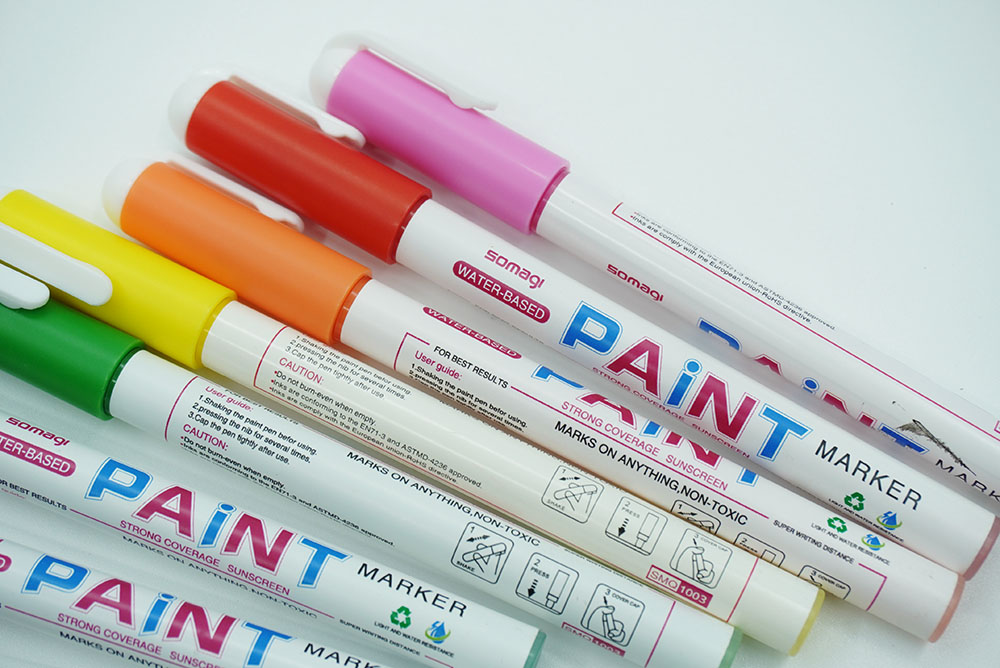 Bút màu không trôi Somagi (giá 1 chiếc) - xanh mạ