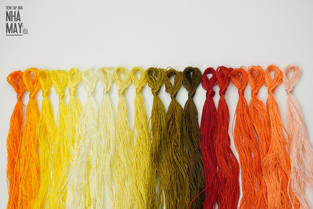 Combo chỉ tơ Tô Châu 15 tông màu