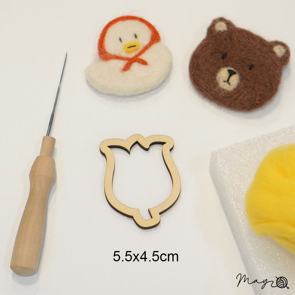 Khuôn gỗ làm len chọc nhiều hình (giá 1c) - 25