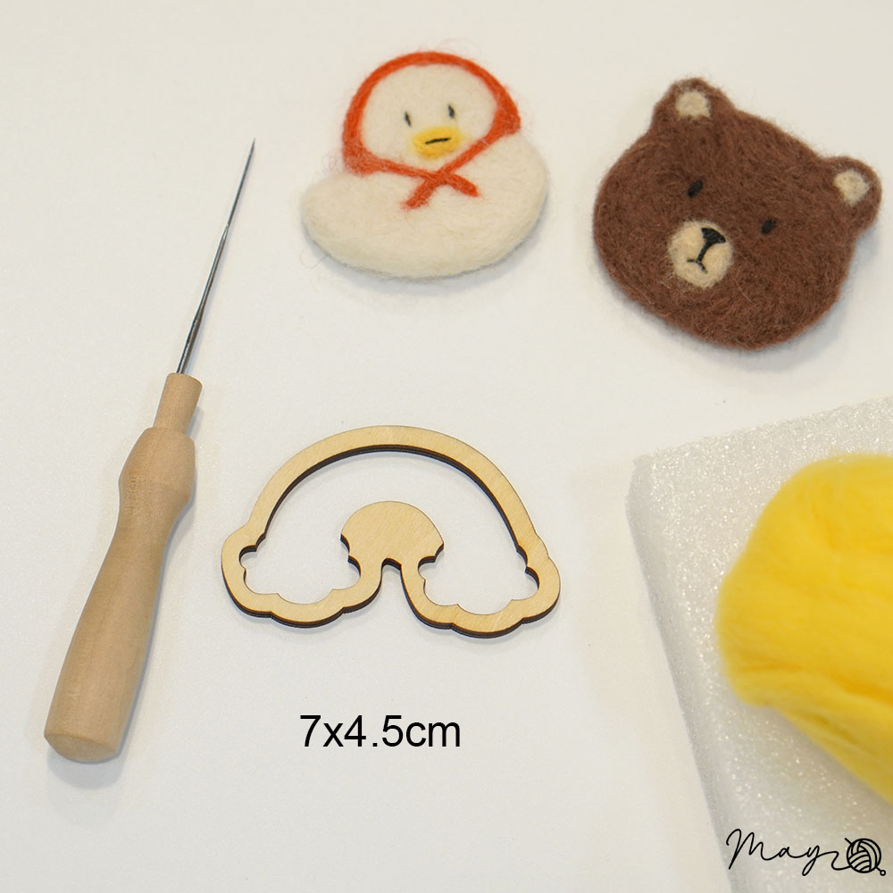 Khuôn gỗ làm len chọc nhiều hình (giá 1c) - 25