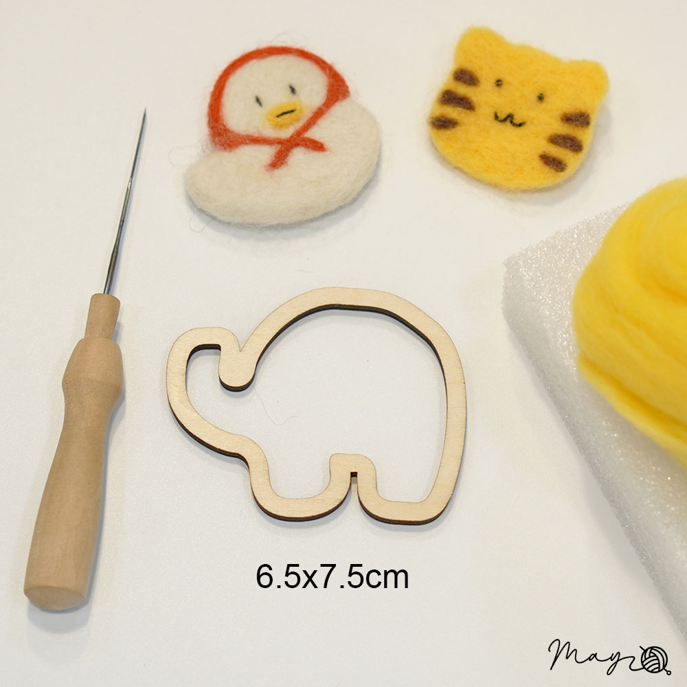 Khuôn gỗ làm len chọc nhiều hình (giá 1c) - 25