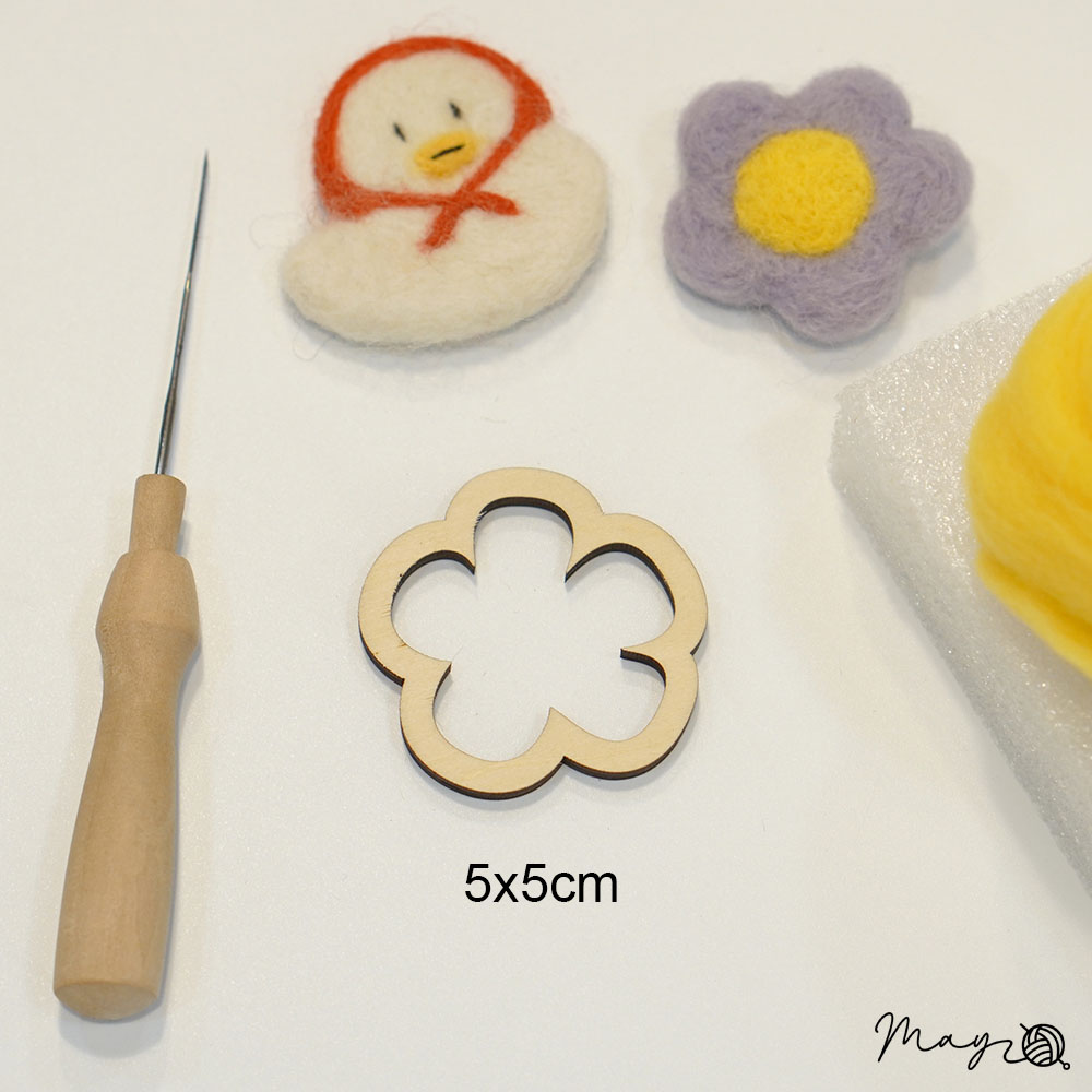 Khuôn gỗ làm len chọc nhiều hình (giá 1c) - 25