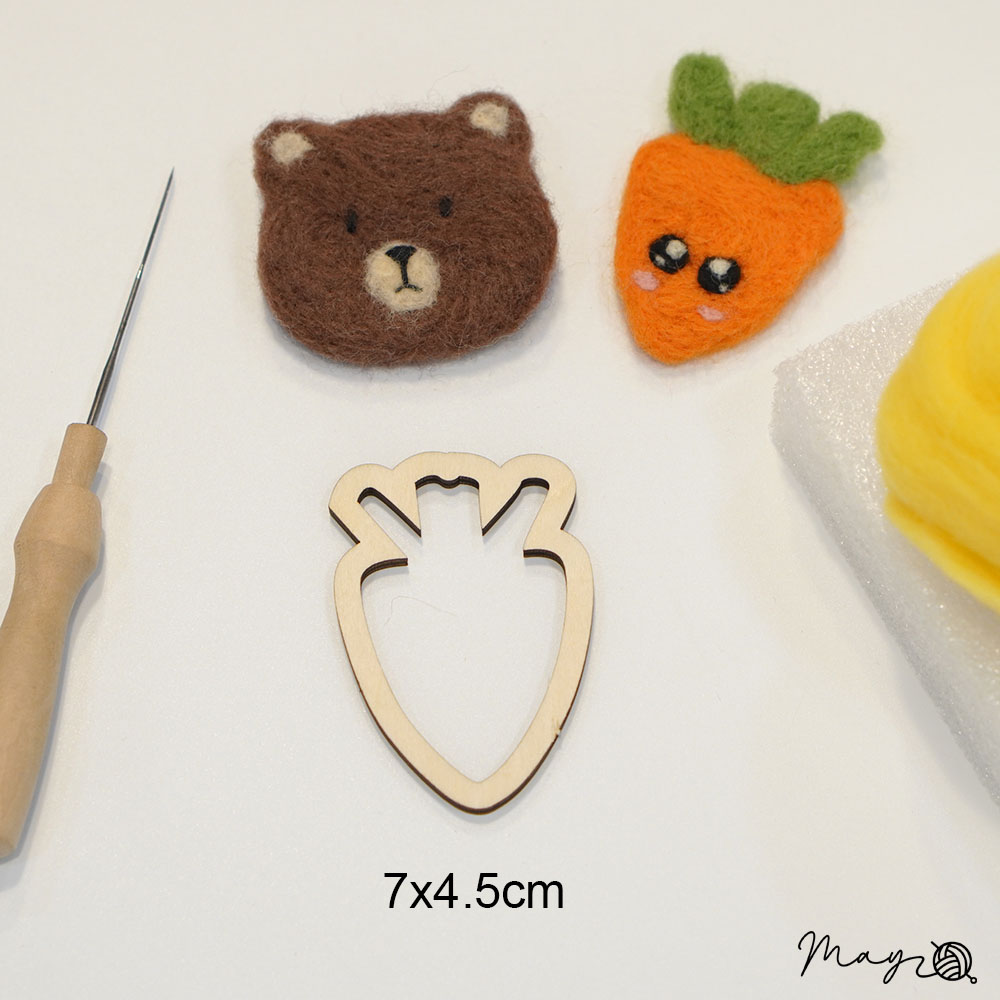 Khuôn gỗ làm len chọc nhiều hình (giá 1c) - 25