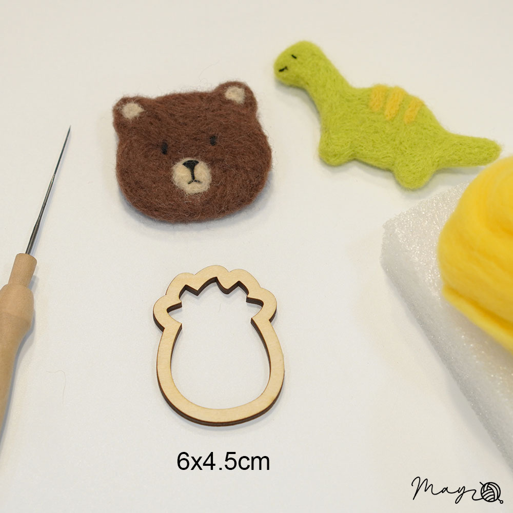 Khuôn gỗ làm len chọc nhiều hình (giá 1c) - 25