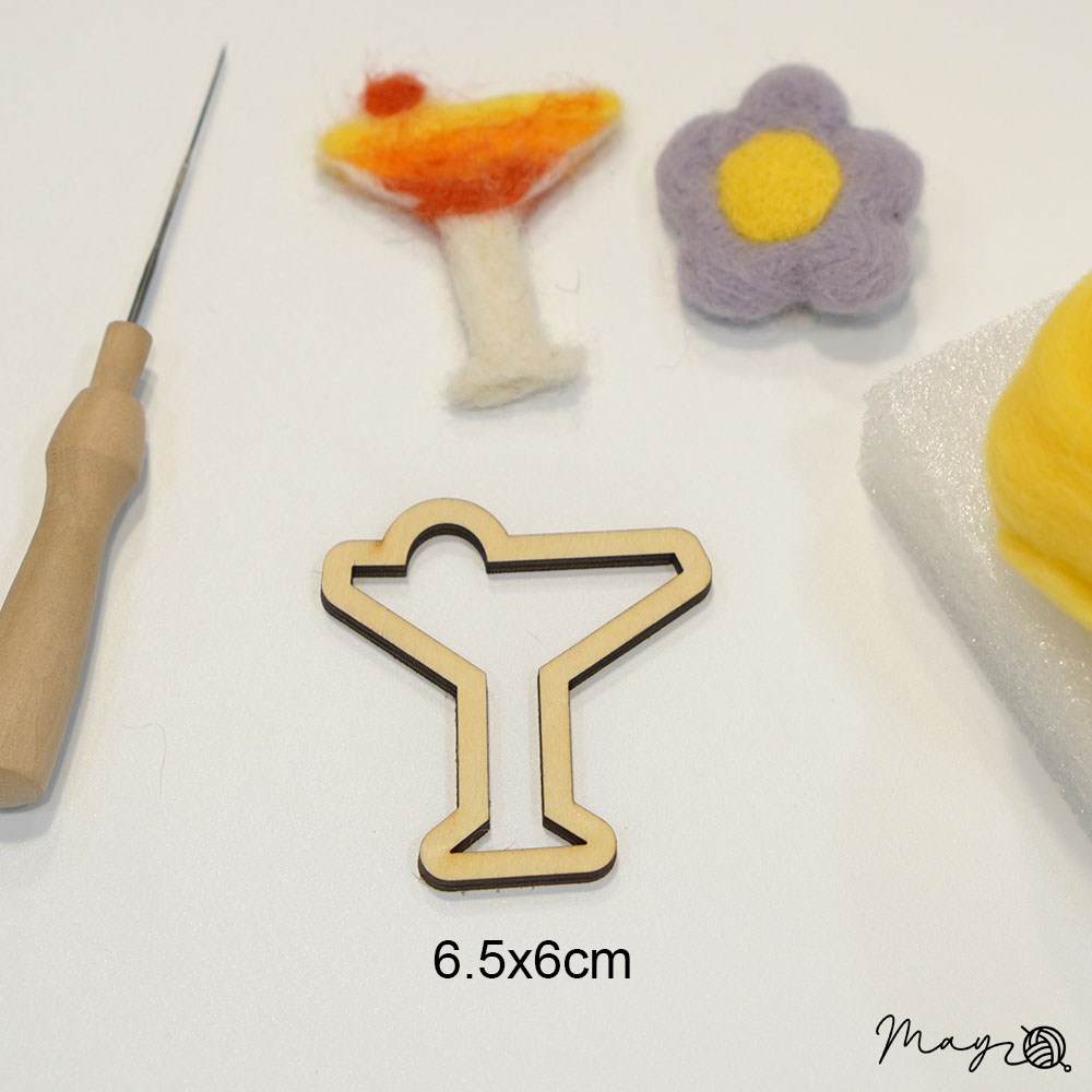 Khuôn gỗ làm len chọc nhiều hình (giá 1c) - 25