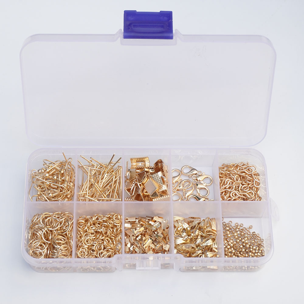 Bộ phụ kiện làm trang sức nhiều loại - mạ vàng