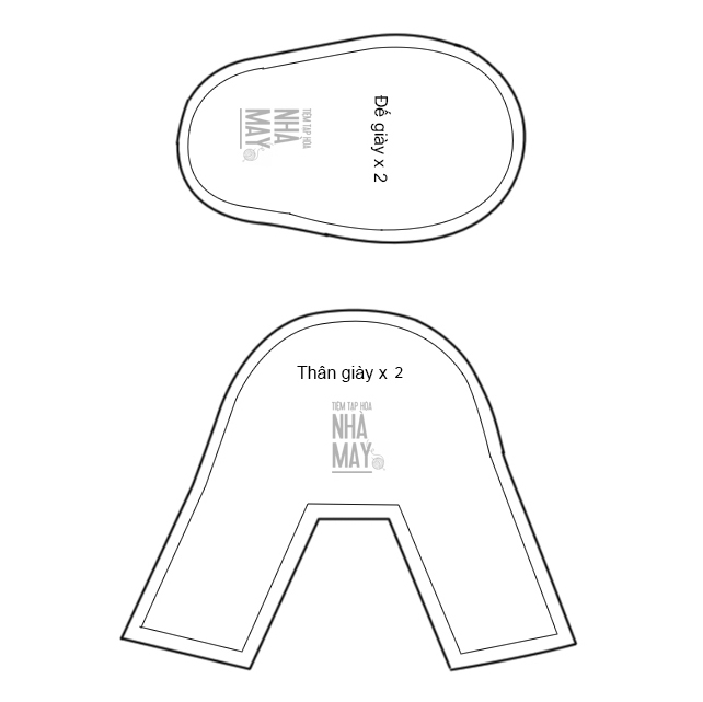 Mẫu rập giày trẻ em