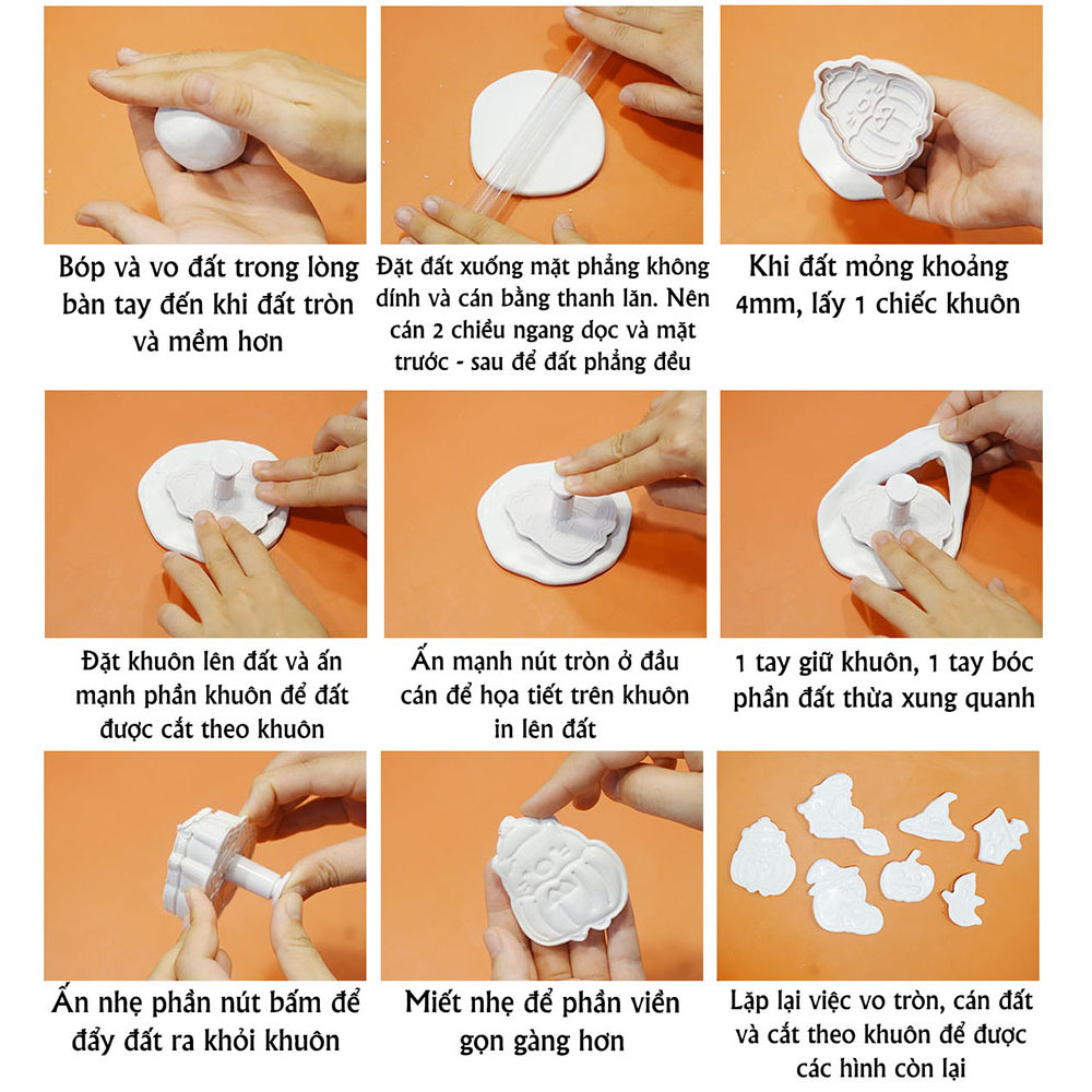 Bộ KIT làm đất sét nung (kèm khuôn tạo hình) - phương tiện giao thông