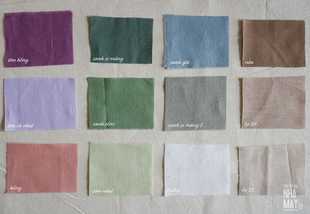 Vải linen bột 100x140cm