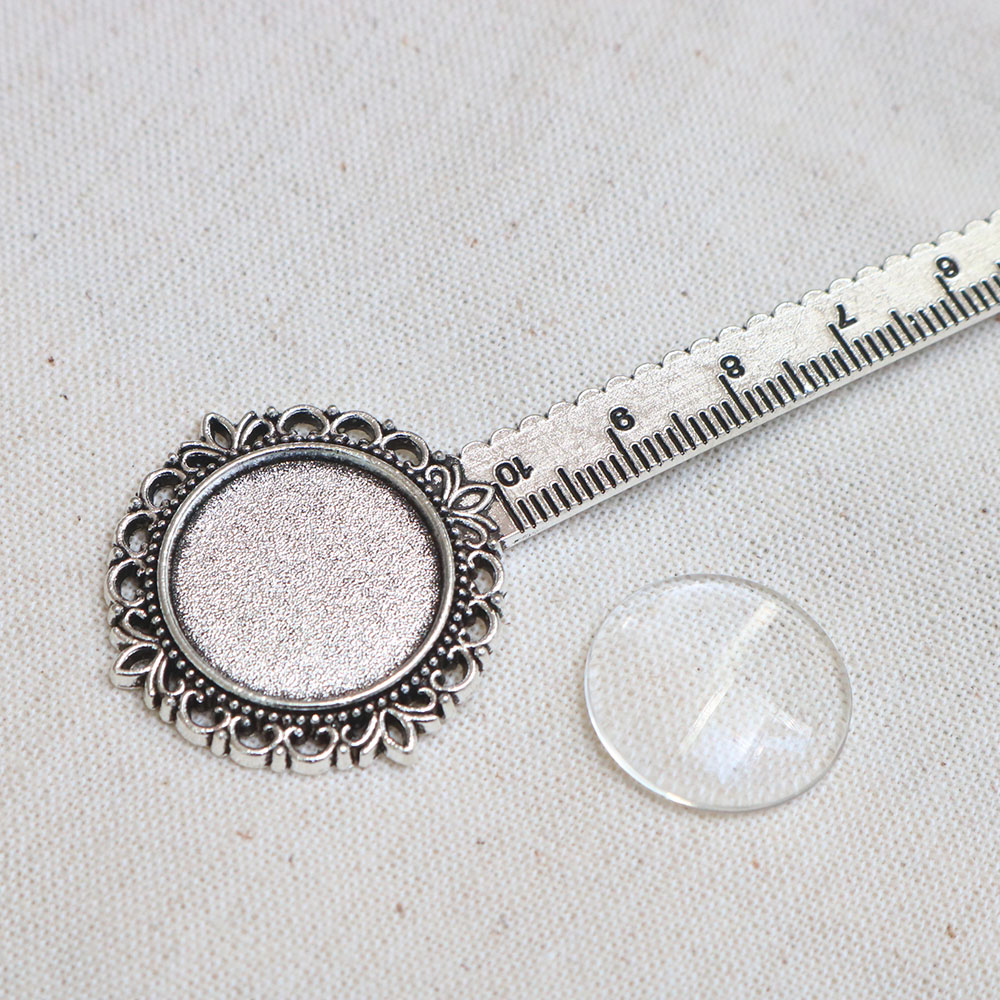 Bookmark kim loại - tròn đồng (viền loại 3)