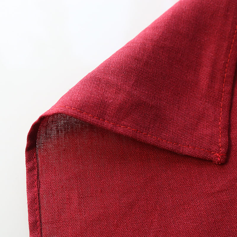 Khăn tay linen may sẵn viền 25x25cm