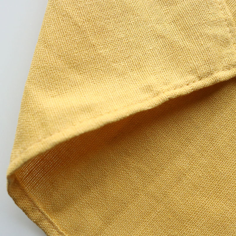 Khăn tay linen may sẵn viền 25x25cm