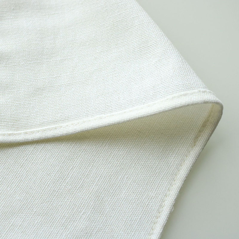 Khăn tay linen may sẵn viền 25x25cm