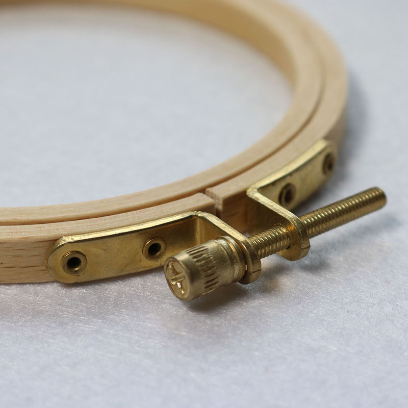 Khung thêu gỗ du 12.5cm