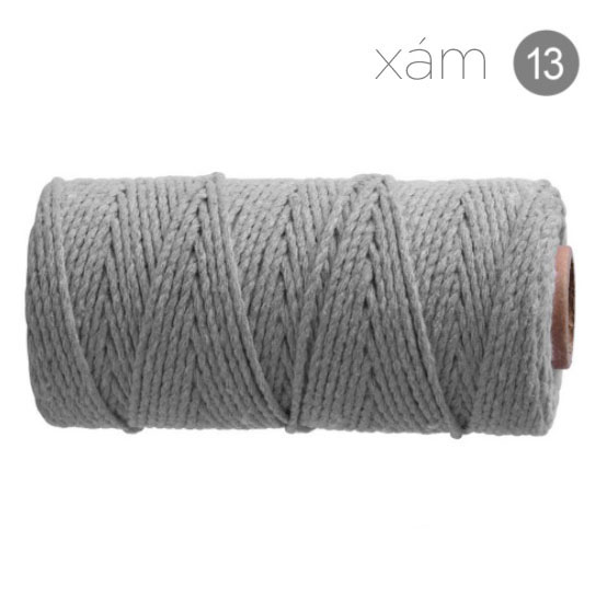 Dây thừng cotton làm macrame loại 2mm