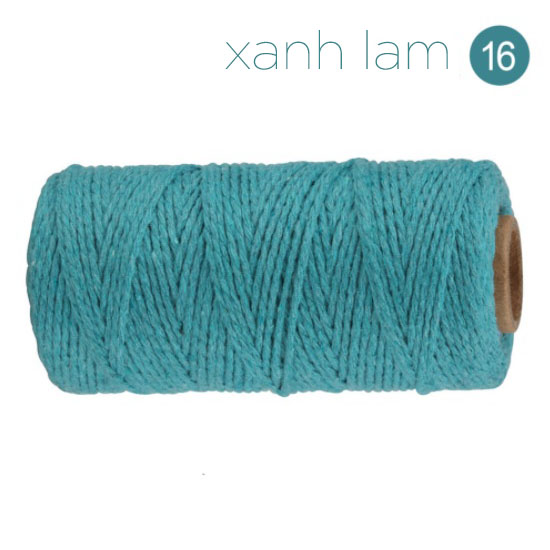 Dây thừng cotton làm macrame loại 2mm
